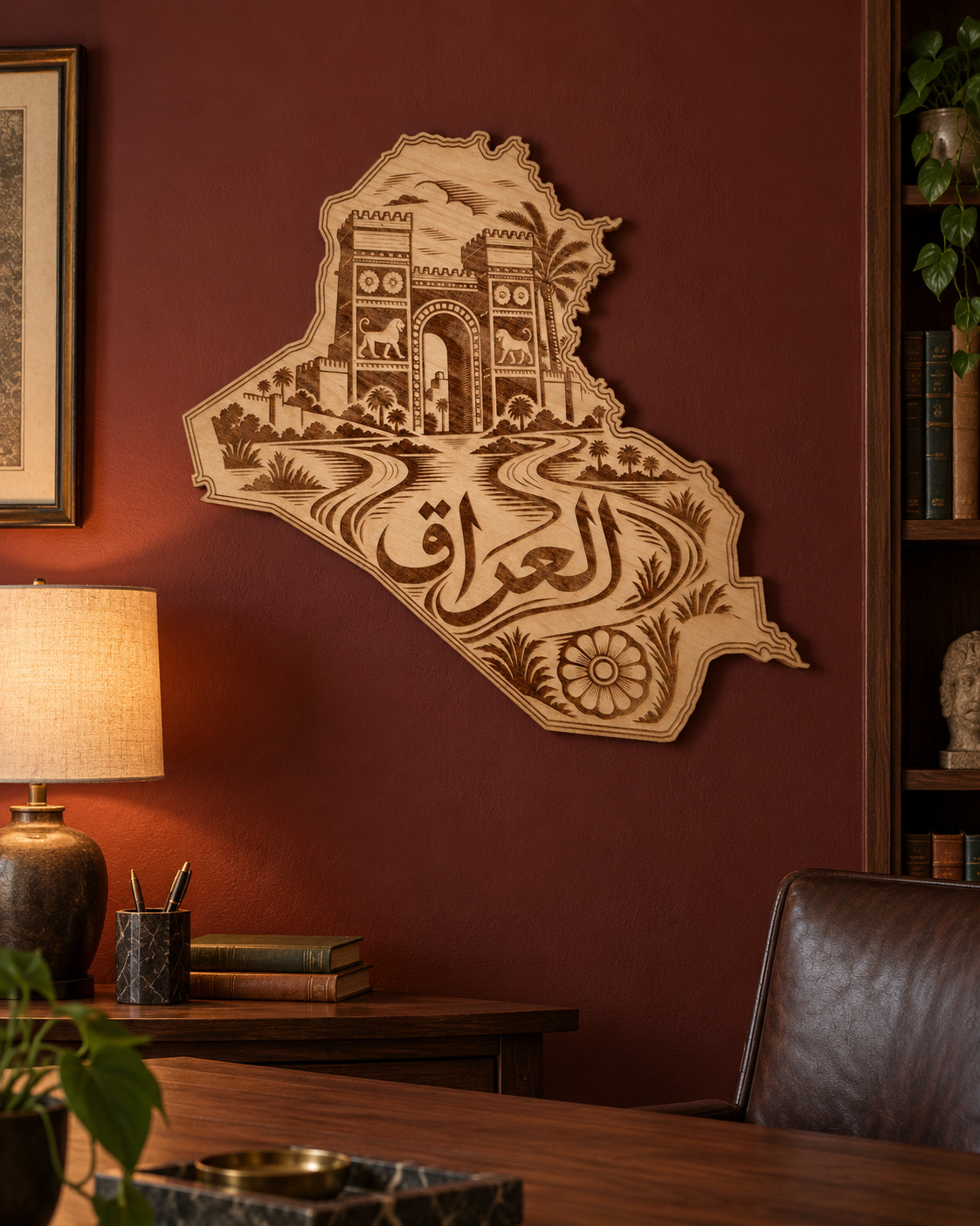 Room visualization of Iraq · Gateway & Two Rivers; styling shown is illustrative.