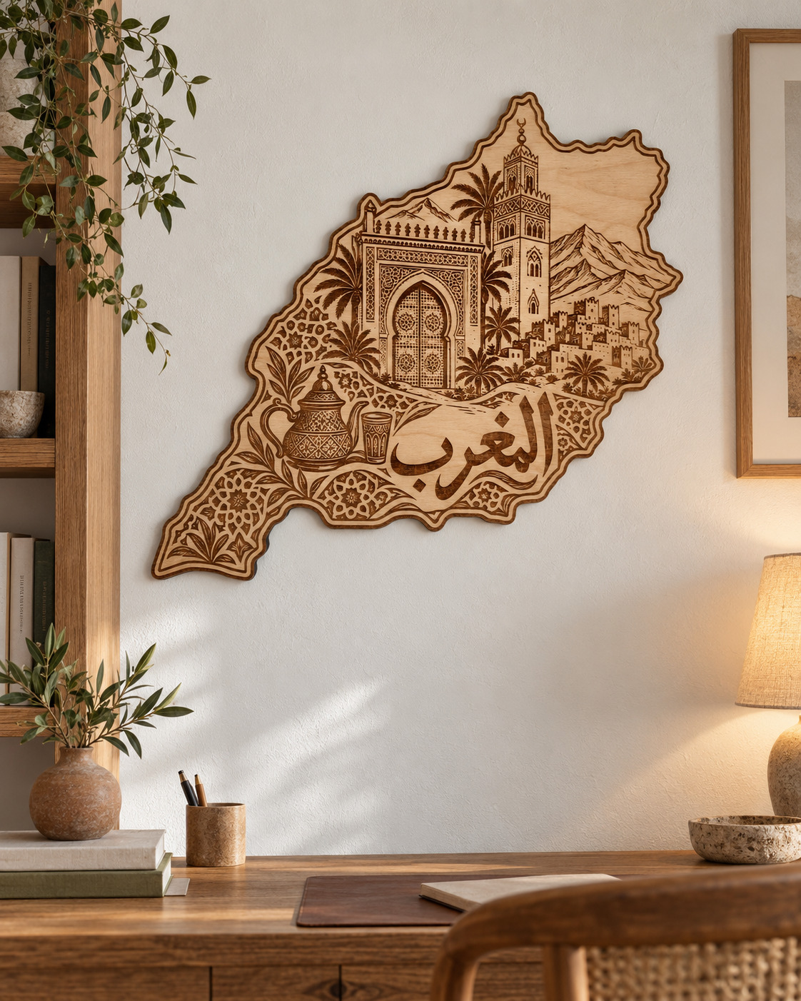 Room visualization of Morocco · Ornate Gateways & Tea; styling shown is illustrative.