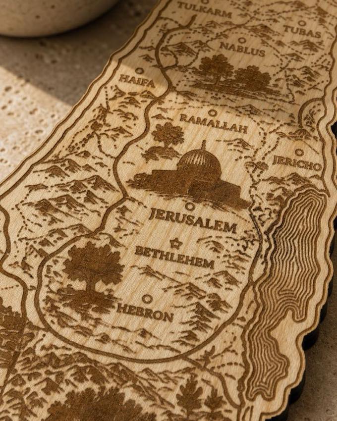 Illustrated Palestine Map - product photograph 3