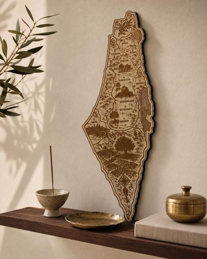 Illustrated Palestine Map - product photograph 4