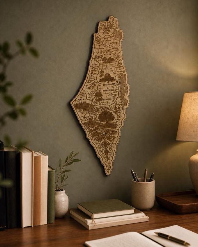 Illustrated Palestine Map - product photograph 5