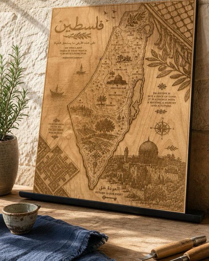 Palestine Illustrated Panel - product photograph 2