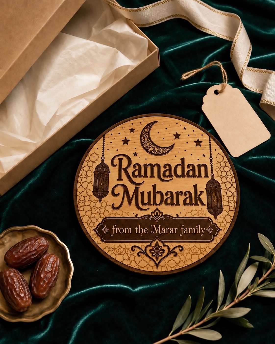 Ramadan Mubarak Family Sign - product photograph 2