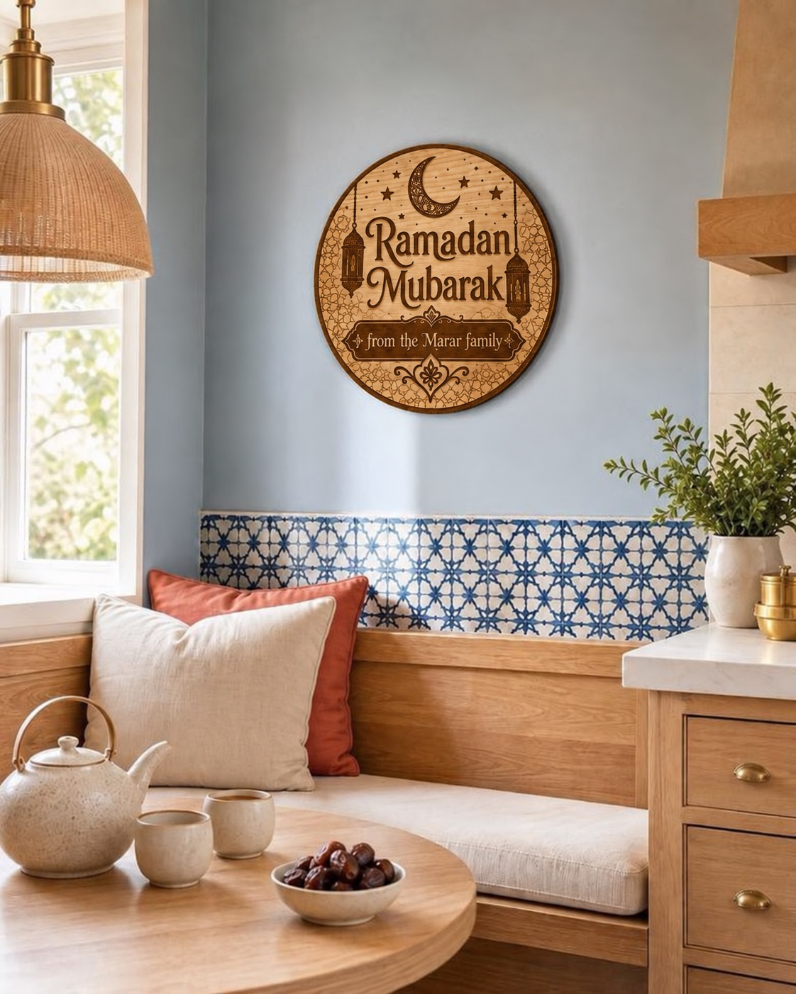 Ramadan Mubarak Family Sign - product photograph 4