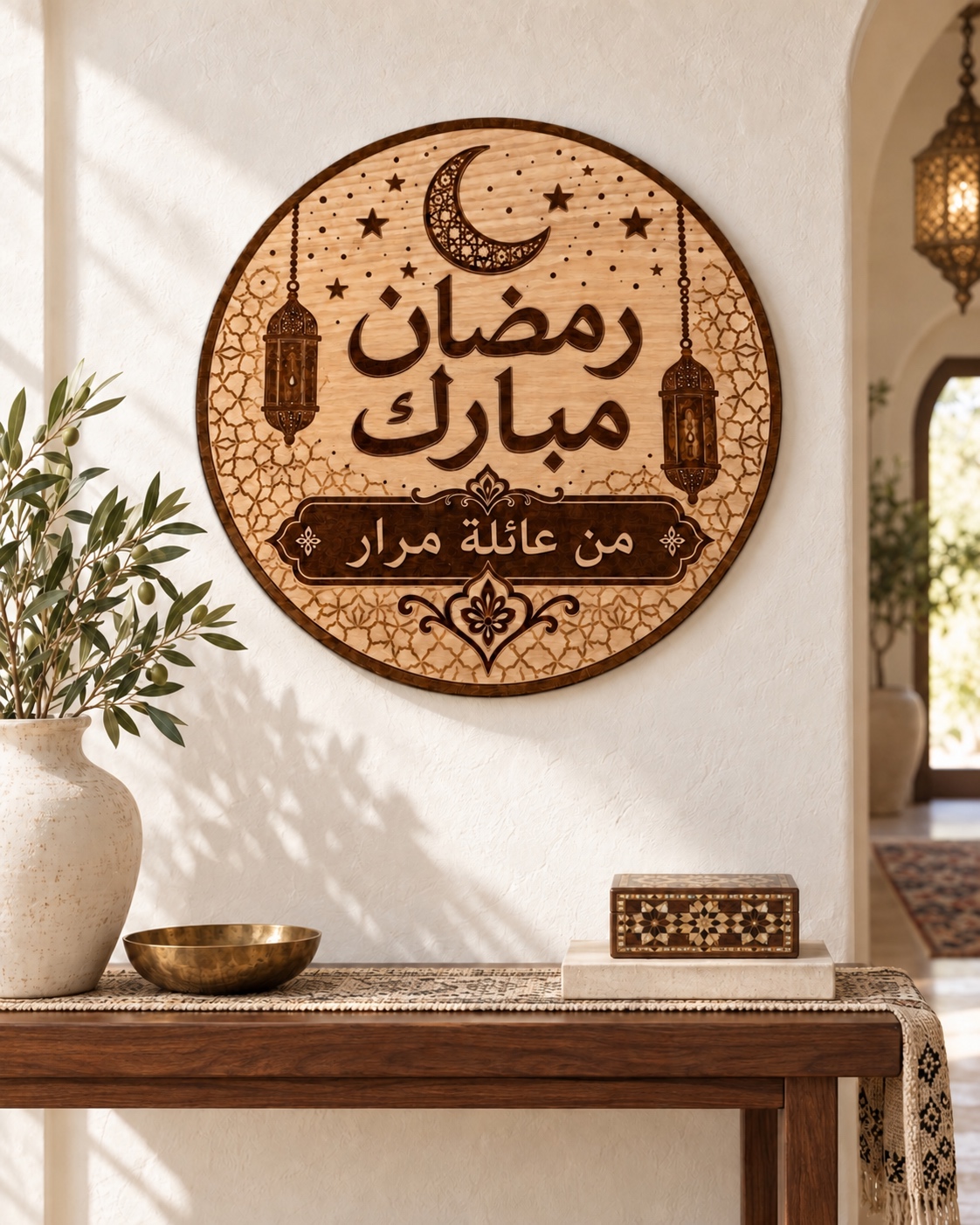 Ramadan Mubarak Family Sign - product photograph 13